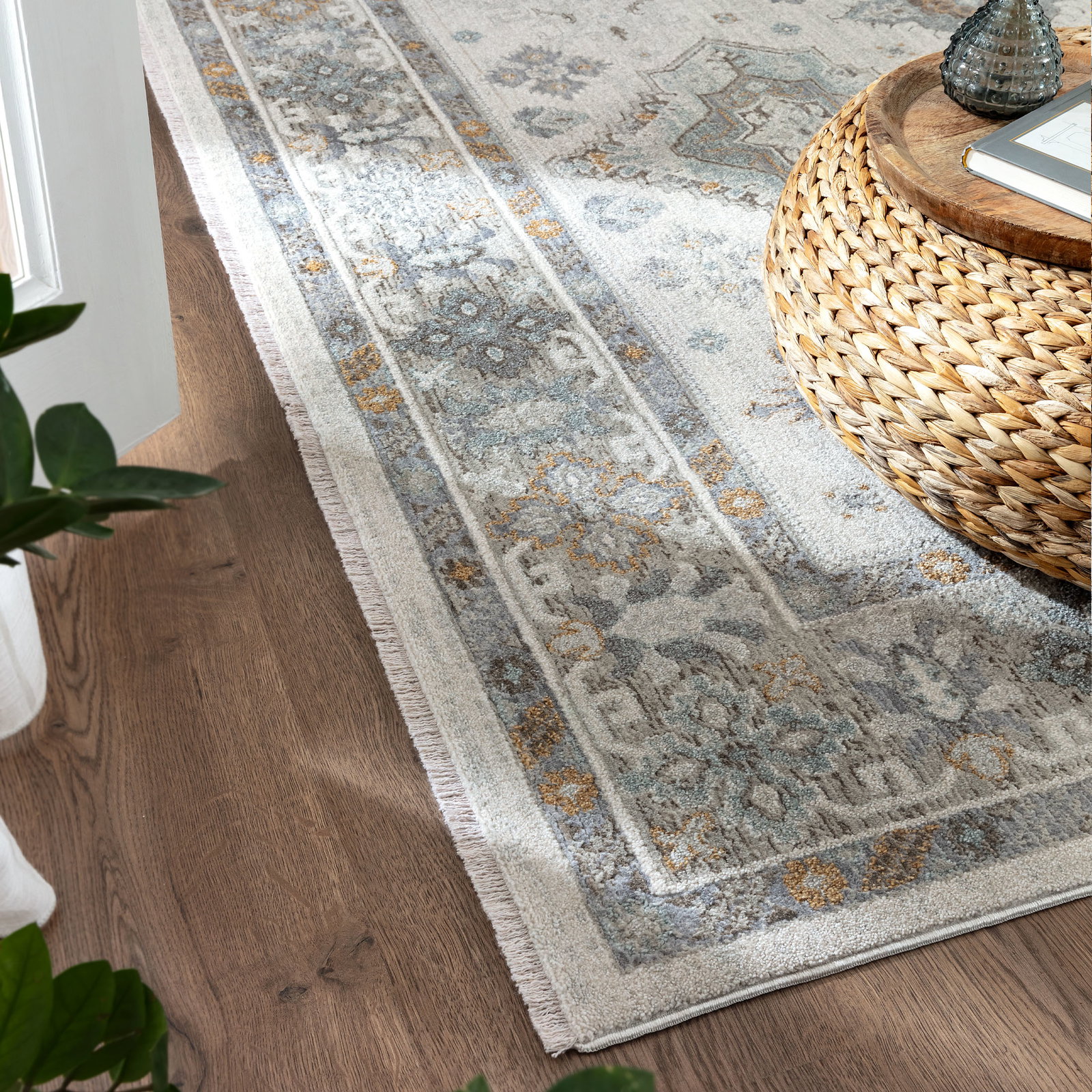 Kibek Vintage-Teppich - Amarat Beige 200 x 300 cm