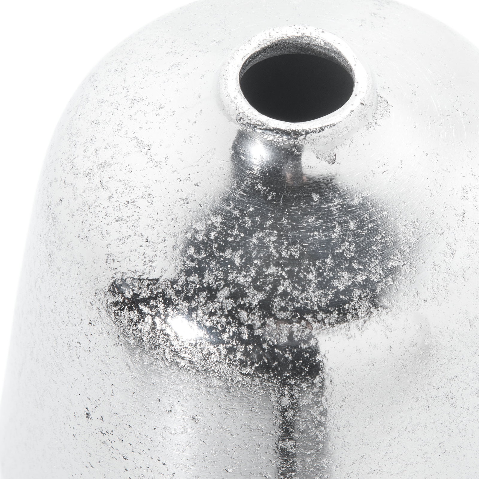 Kibek Deko-Vase - Niro Silber 17 cm Ø