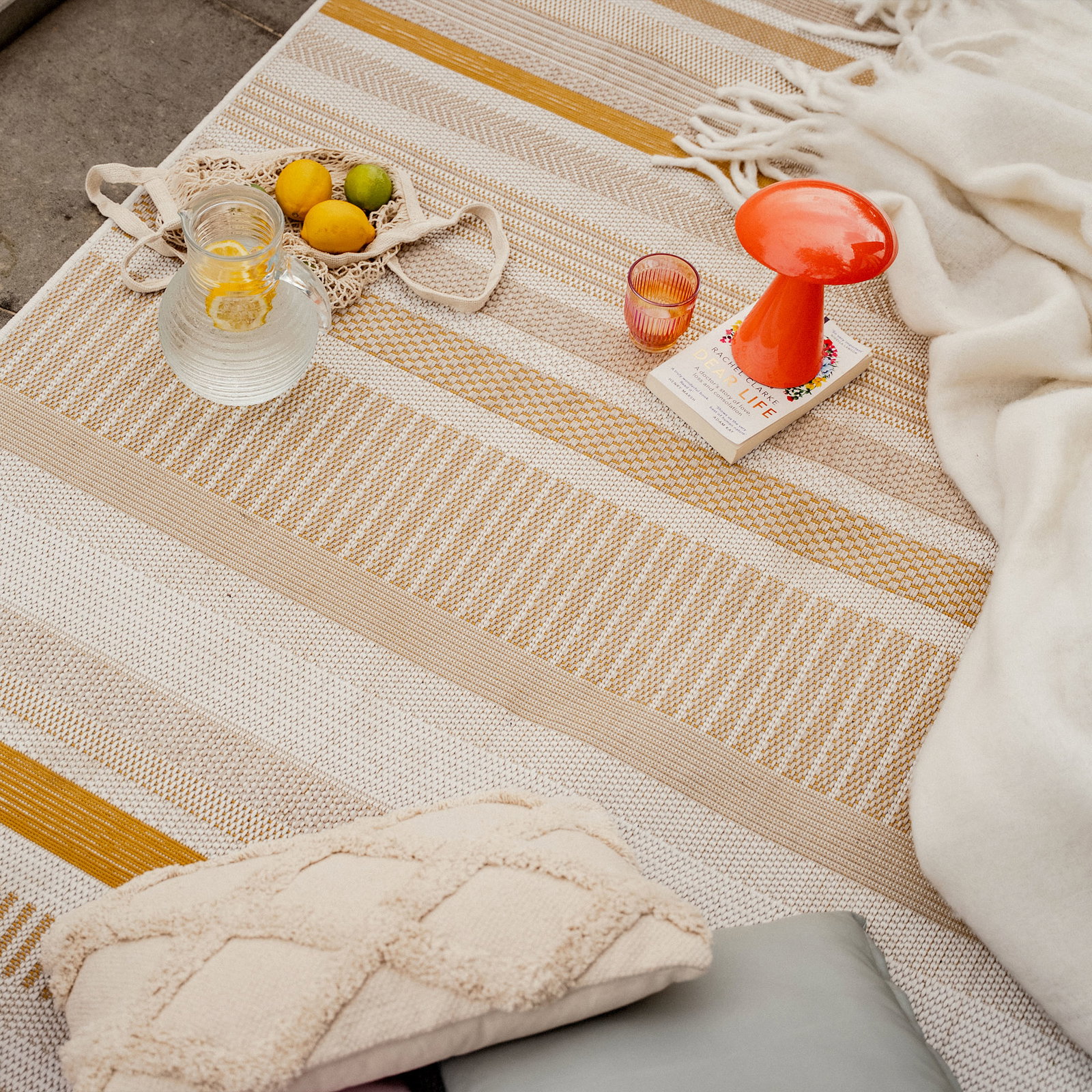 Kibek Outdoor-Teppich - Contadora Gelb 200 x 290 cm