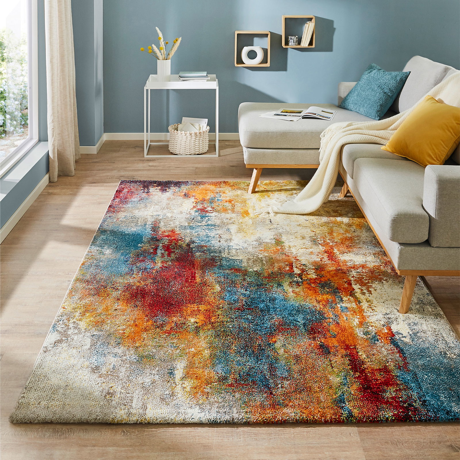 Kibek Moderner Teppich - Apart Multicolor 120 x 170 cm