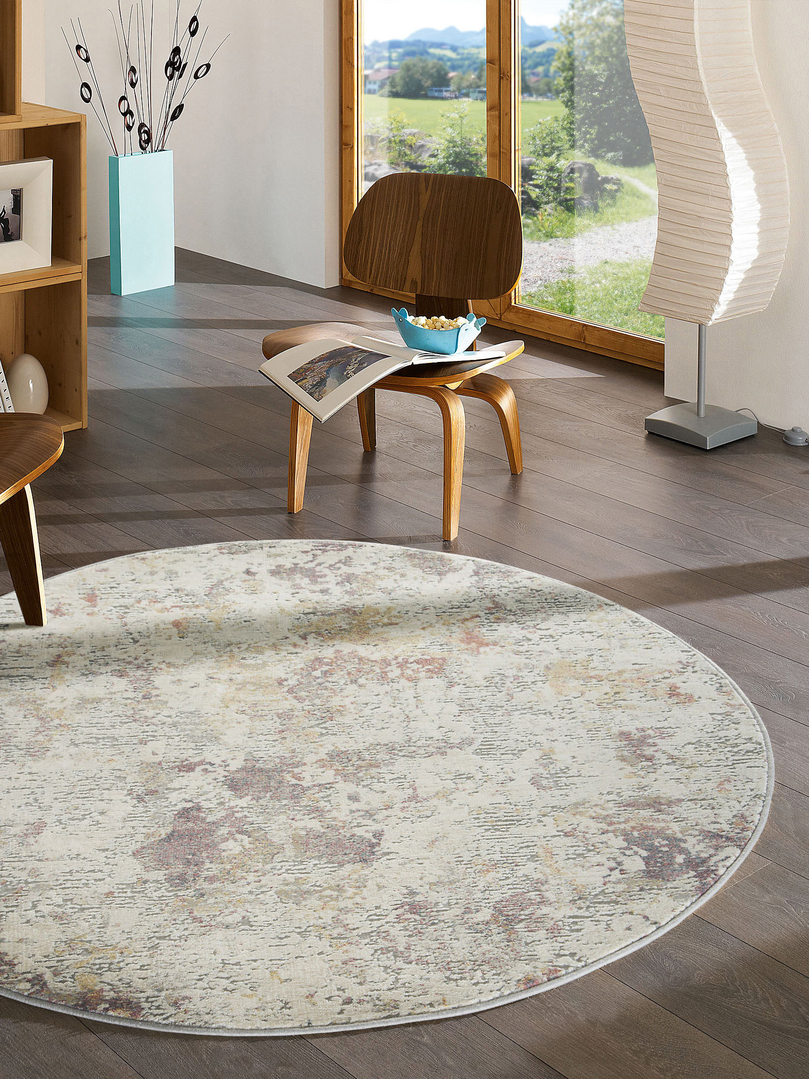 Calanthe | Hellgrau | ca. 200 cm rund