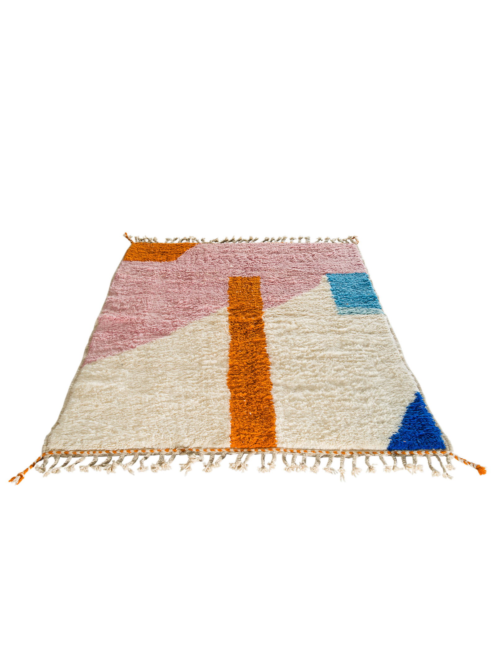 Kibek Unikat / Einzelstück - Azilal Beige 140 x 200 cm 100% Schurwolle
