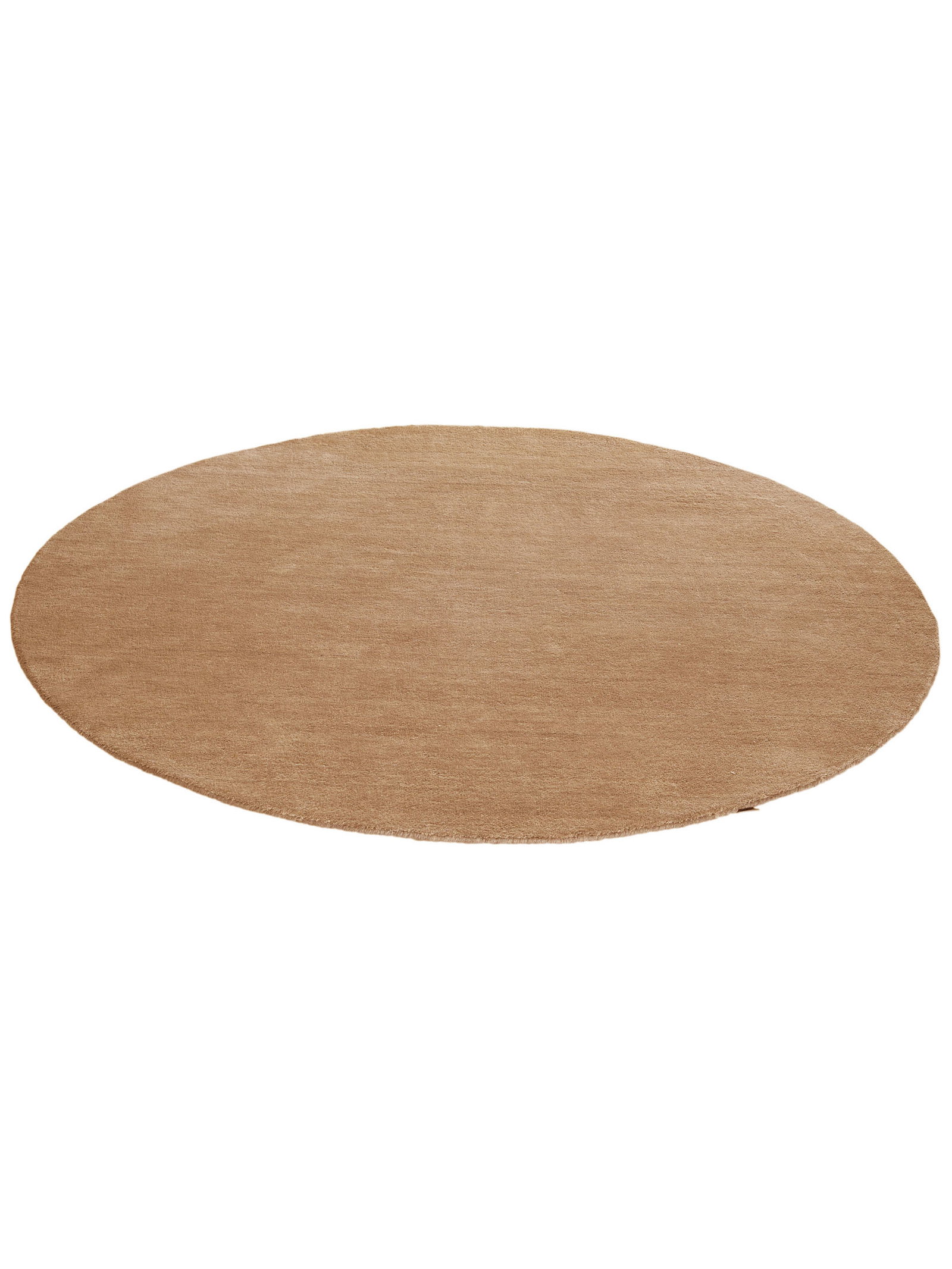Kibek Woll-Teppich - Barwala Braun 150 cm Ø