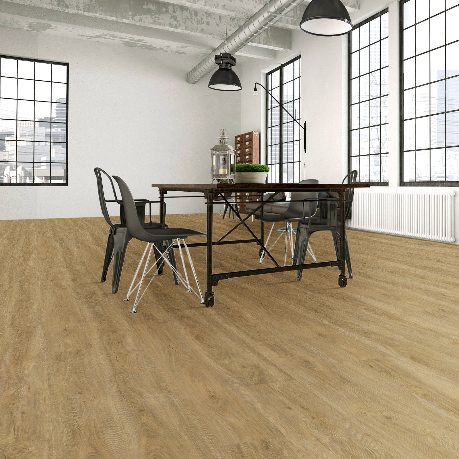 Kibek Vinylboden - Silent Wood XL Braun 24 x 152 cm
