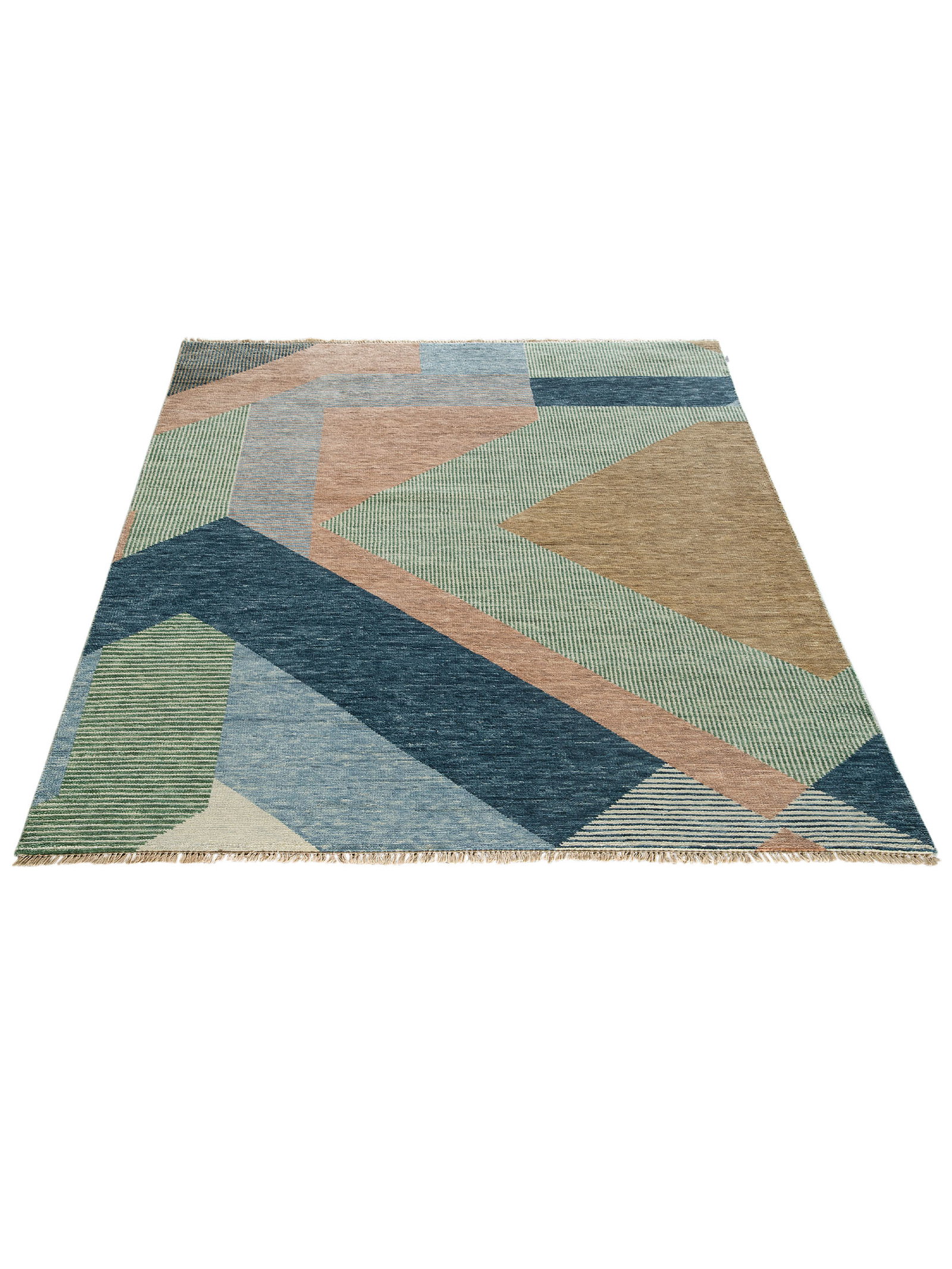 Kibek Unikat / Einzelstück - Agra Collection Multicolor 170 x 240 cm 100% Schurwolle