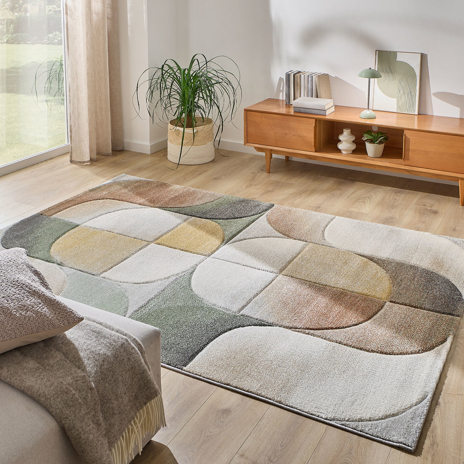 Kibek Moderner Teppich - Fantastico Multicolor 200 x 290 cm