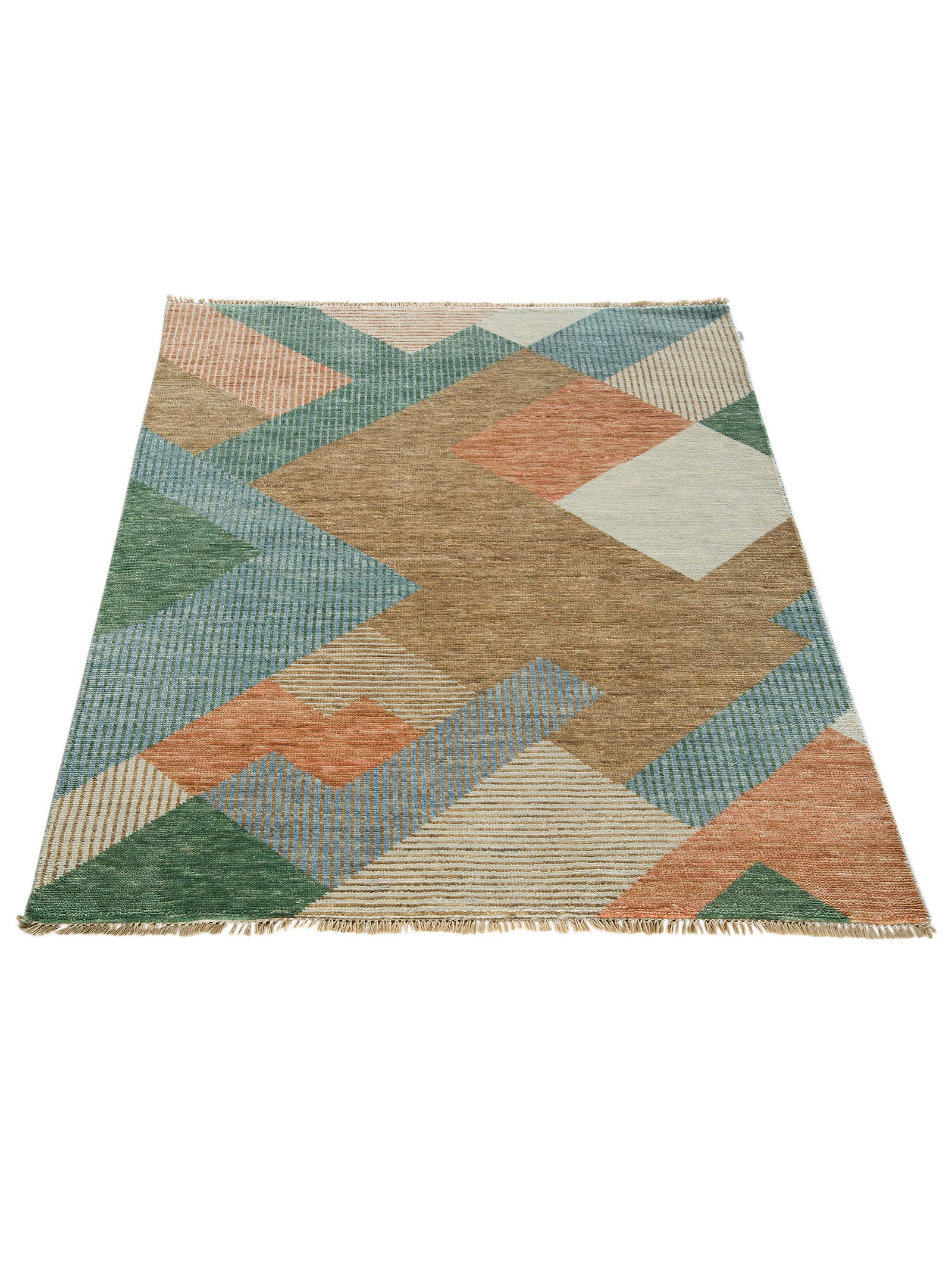 Kibek Unikat / Einzelstück - Agra Collection Multicolor 140 x 200 cm 100% Schurwolle