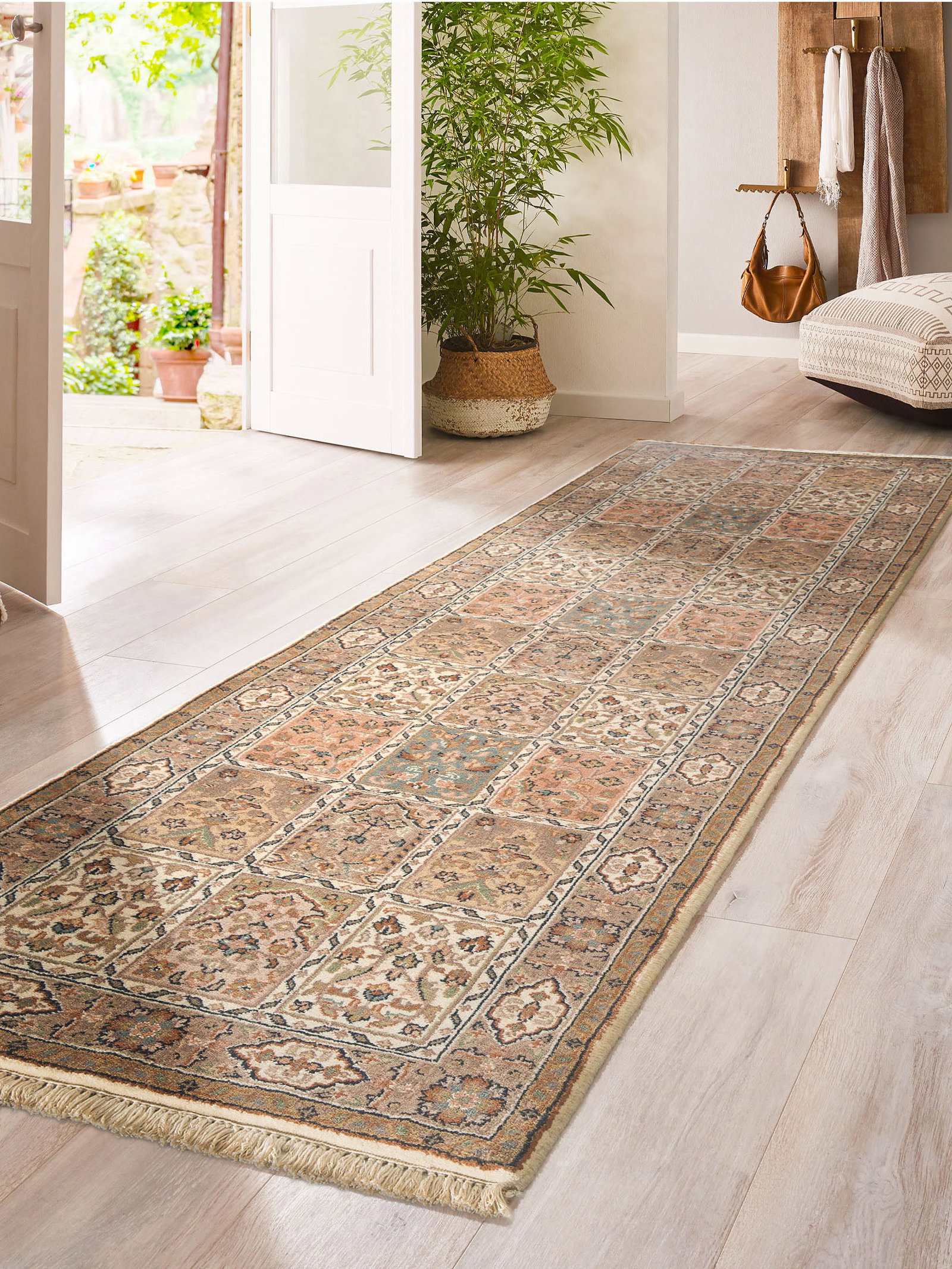 Kibek Orient-Teppich - Jahidpur Bachtiar Beige 80 x 350 cm