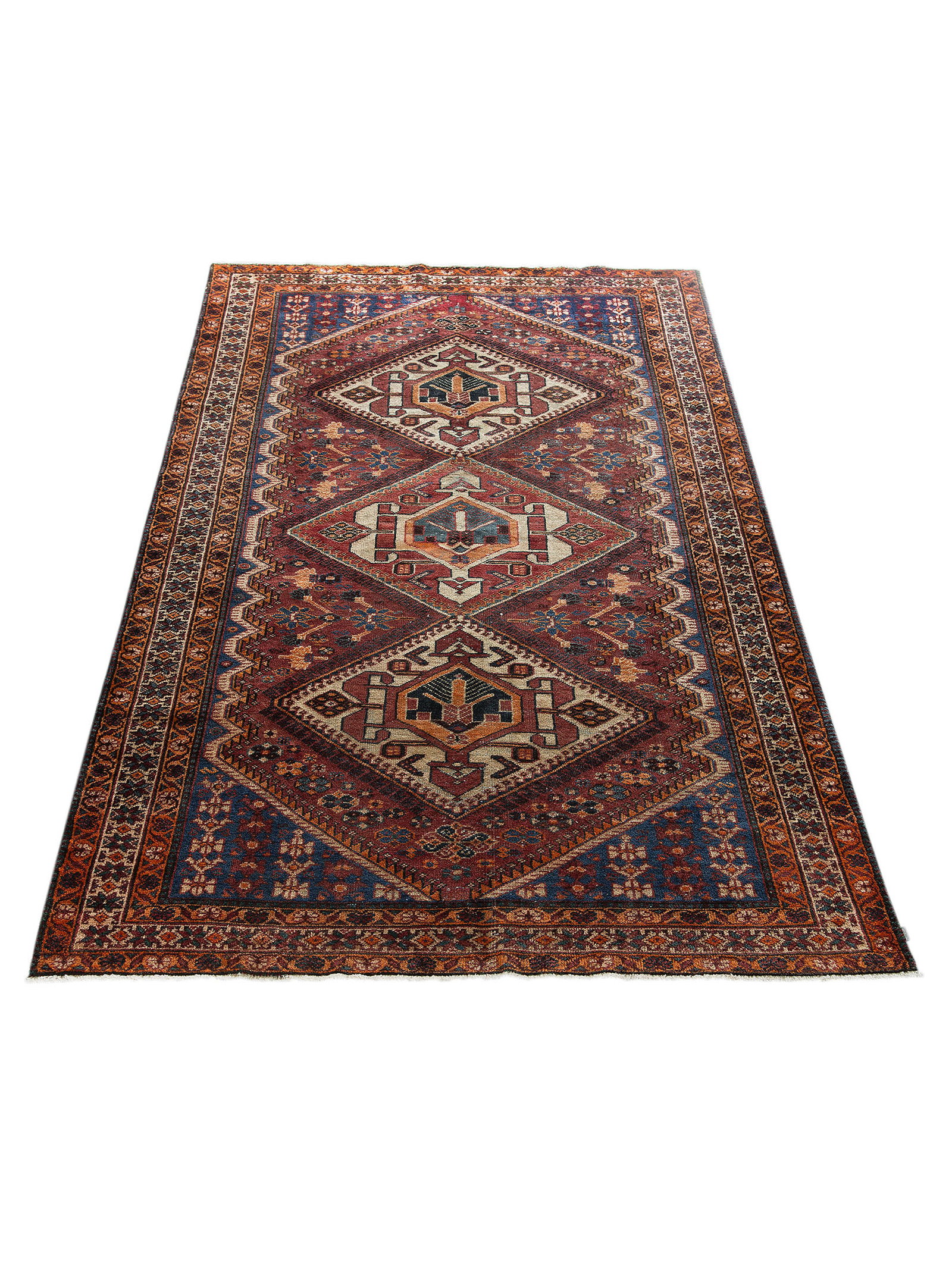 Kibek Unikat / Einzelstück - Henegun Vintage Braun 150 x 300 cm 100% Schurwolle