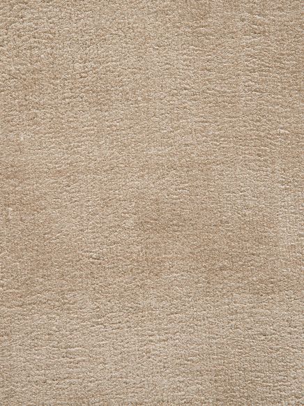 Beiger Teppich mit dichter Struktur, ohne weitere Objekte oder Muster.