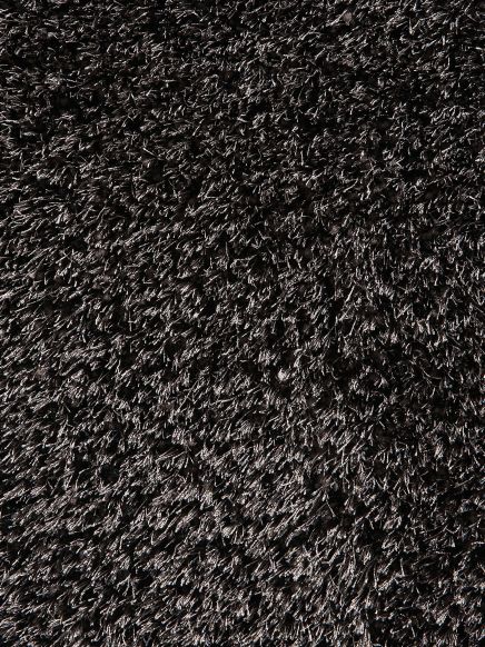 Nahaufnahme eines dicht gewebten, schwarzen Flachgewebes mit leicht glänzenden Fasern.