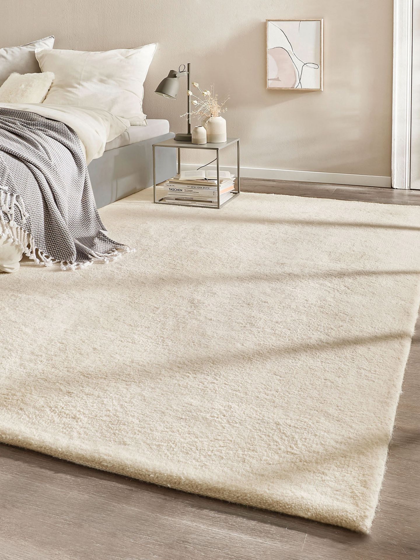 Mavora WollTeppich von Kibek in Creme
