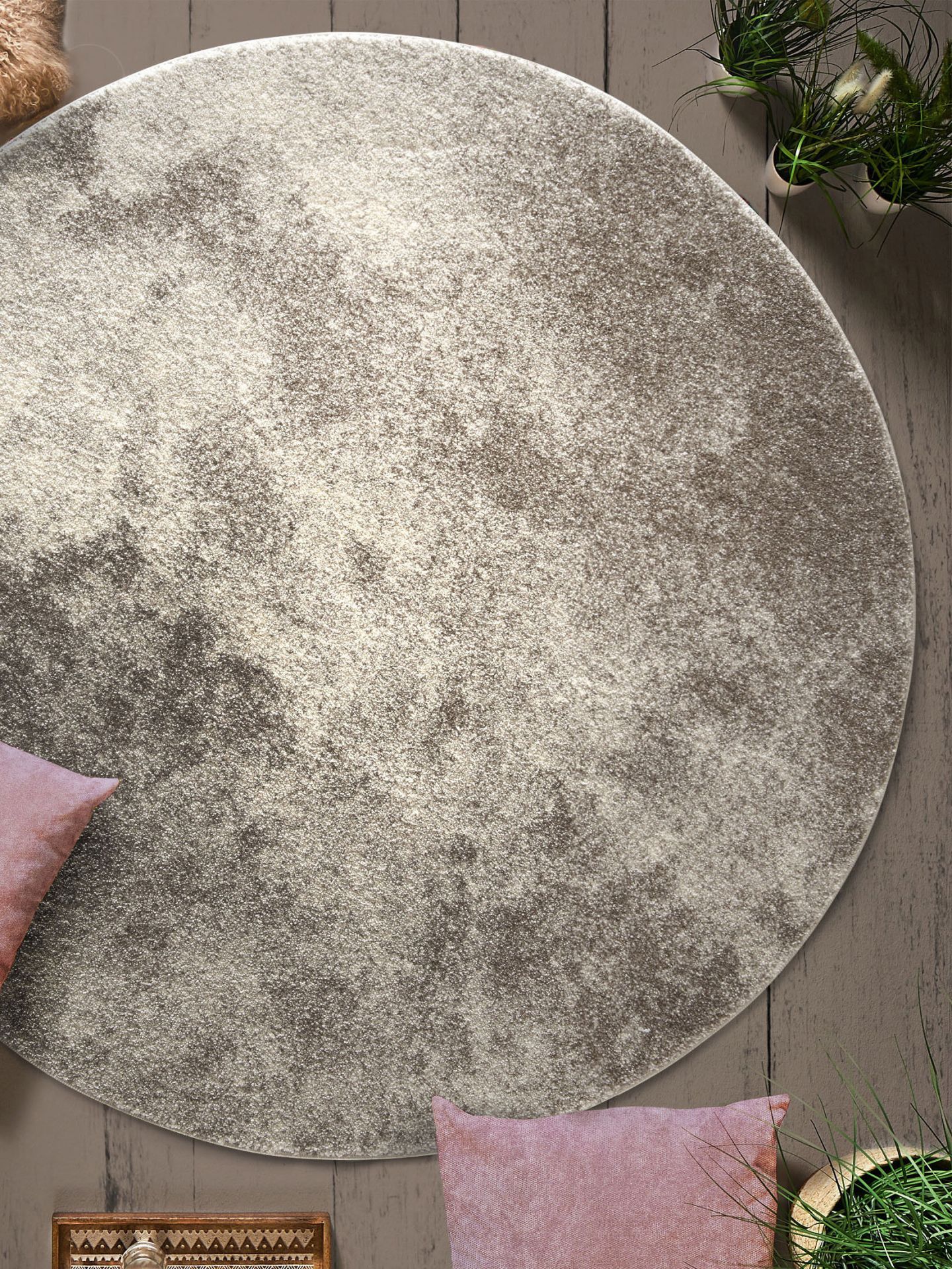 Kumulus DesignerTeppich von Kibek in Grau