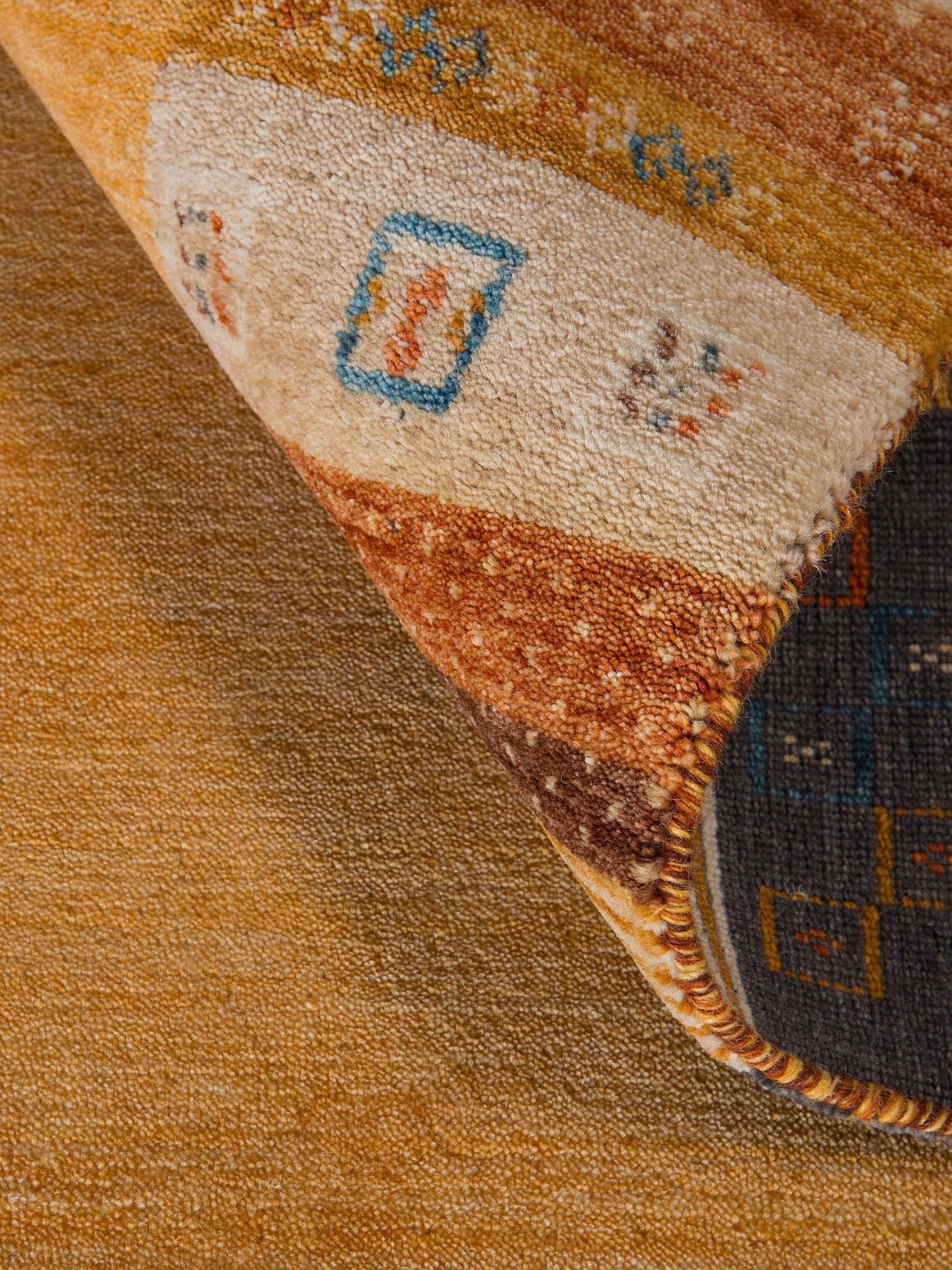 Damua GabbehTeppich von Kibek in Orange